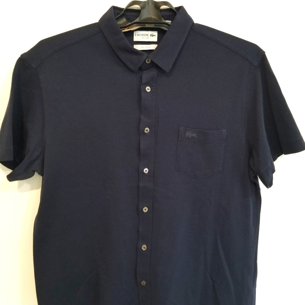 Lacoste Button Down Polo Shirt